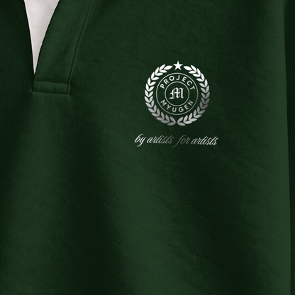 Myugen Club Polo Sweatshirt Olive Timeless Winterwear Exclusive