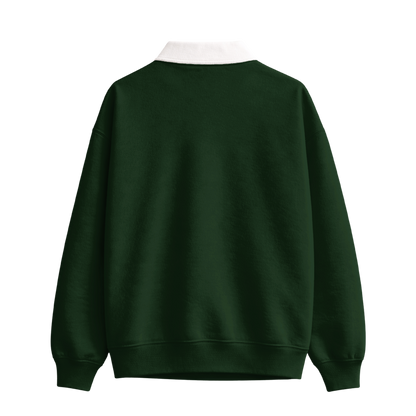 Myugen Club Polo Sweatshirt Olive Timeless Winterwear Exclusive