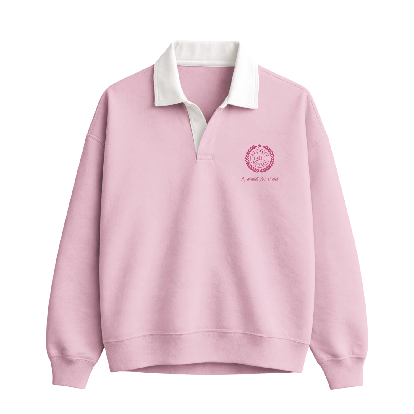 Myugen Club Polo Sweatshirt Pink