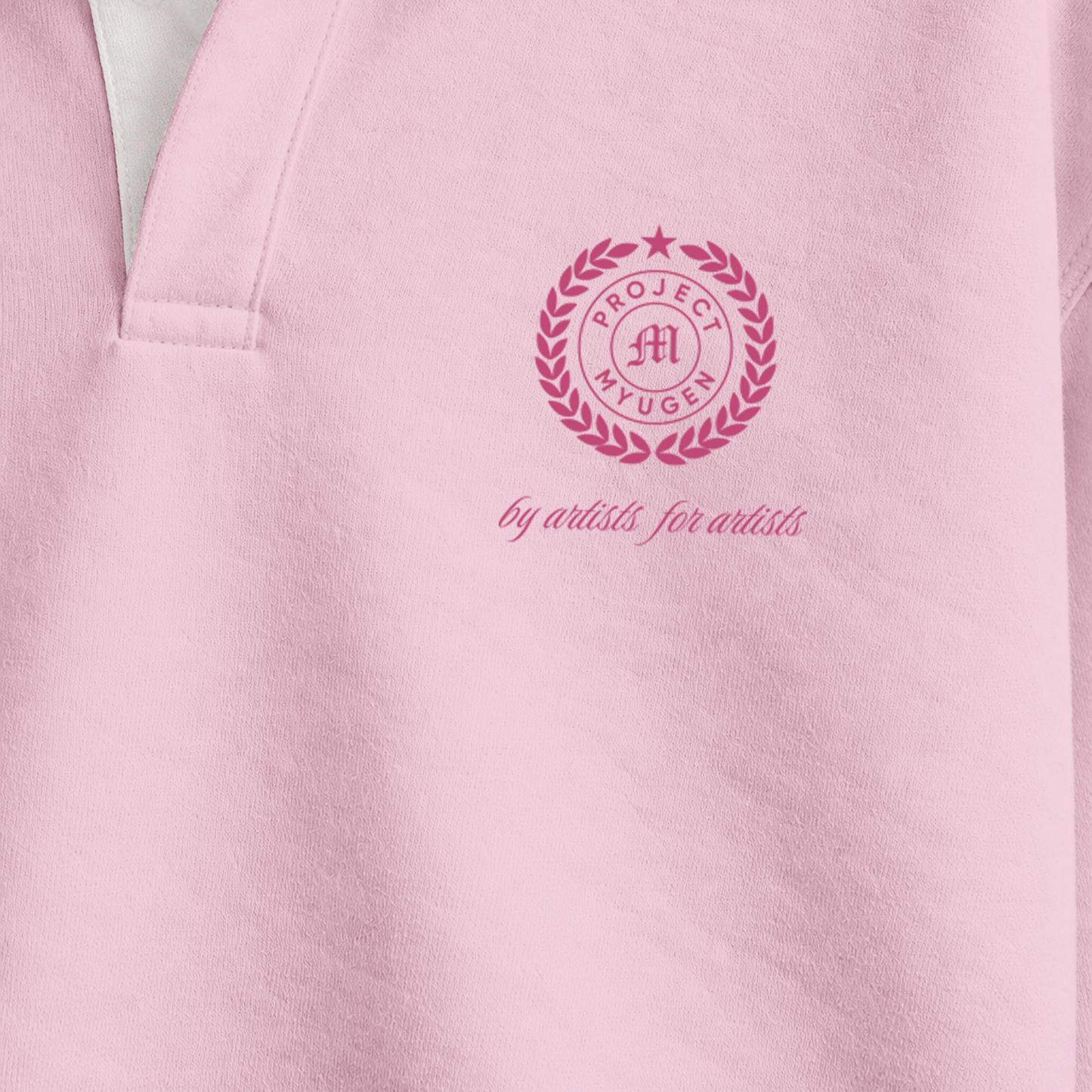 Myugen Club Polo Sweatshirt Pink Timeless Winterwear Exclusive