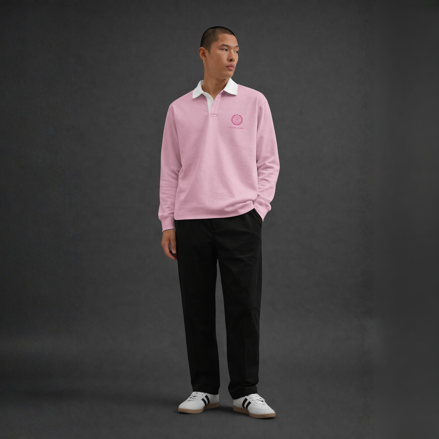 Myugen Club Polo Sweatshirt Pink