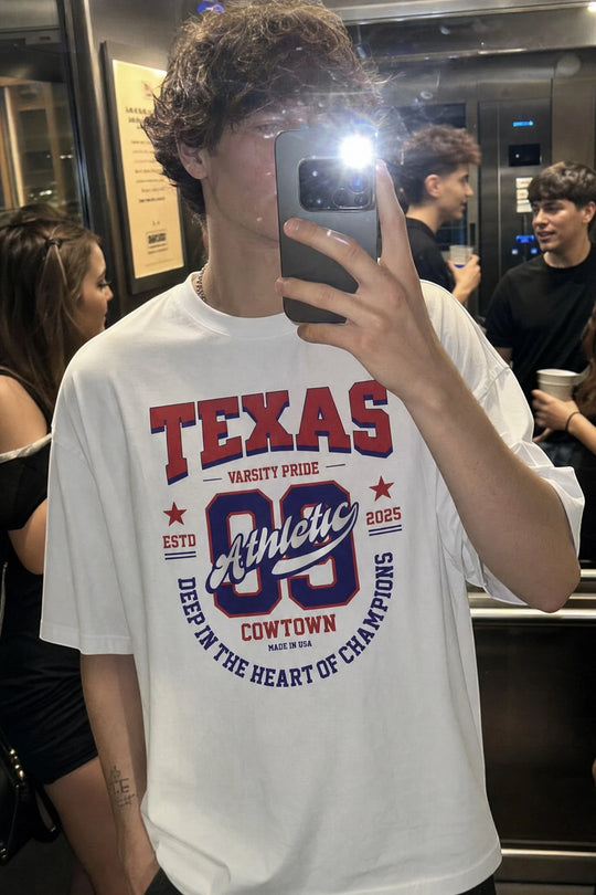Myugen Texas Pride Oversized T-Shirt White