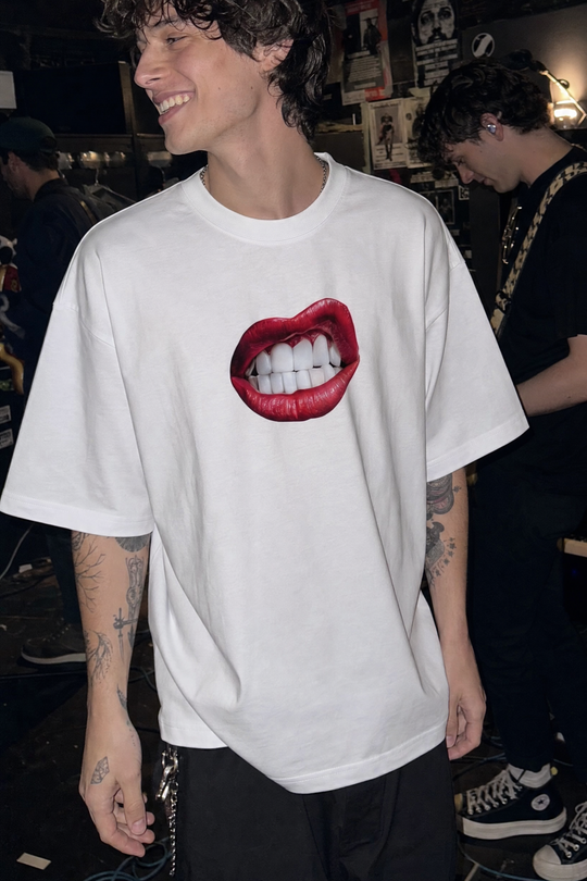 Myugen Bite Oversized T-Shirt White