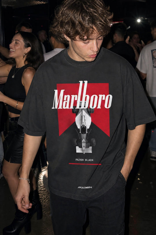 Myugen Marlboro Racing Oversized T-Shirt Black