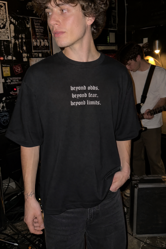 Myugen House Rules Oversized T-Shirt Black