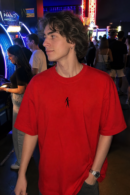 Myugen Kibutsuji Michael Oversized T-Shirt Red