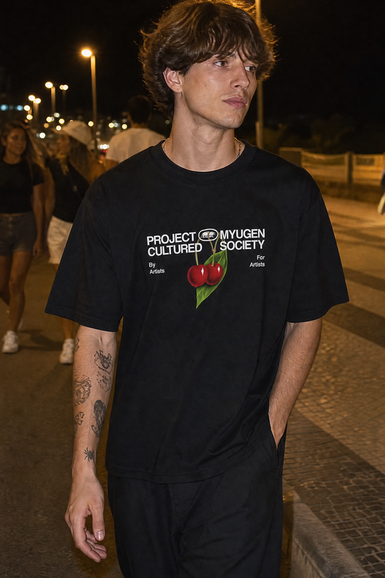 Myugen Cultured Society Oversized T-Shirt Black