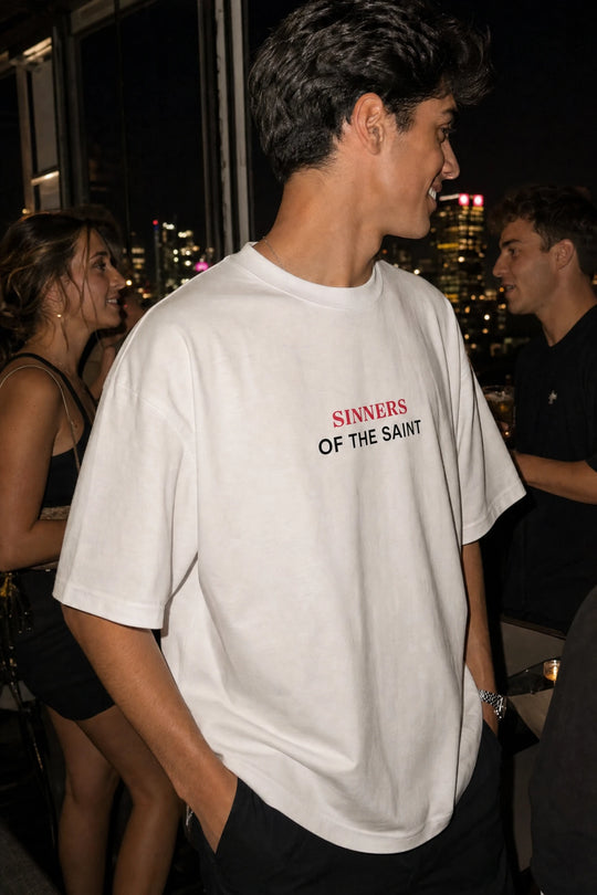 Myugen Sinners Of The Saint Oversized T-Shirt White