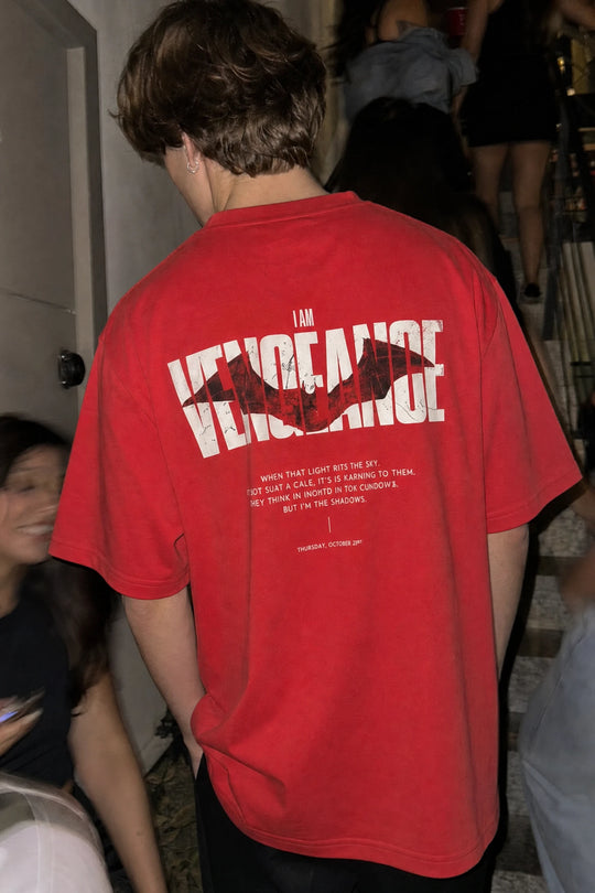 Myugen Vengeance Oversized T-Shirt Red