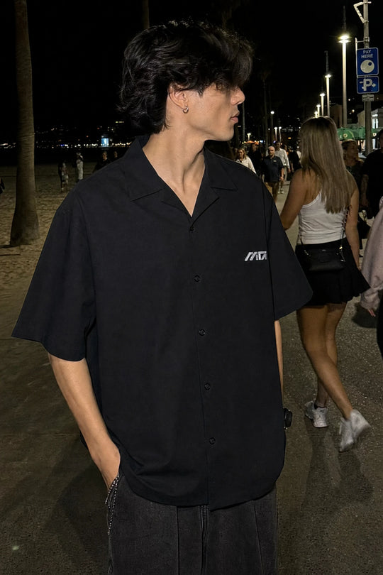 Myugen Sinners In heaven Bowling Shirt Black
