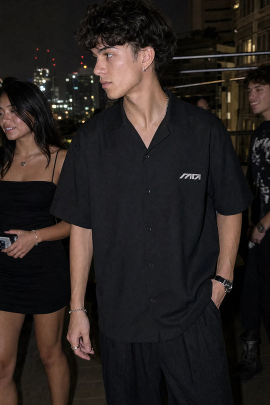 Myugen Sinner Society Bowling Shirt Black