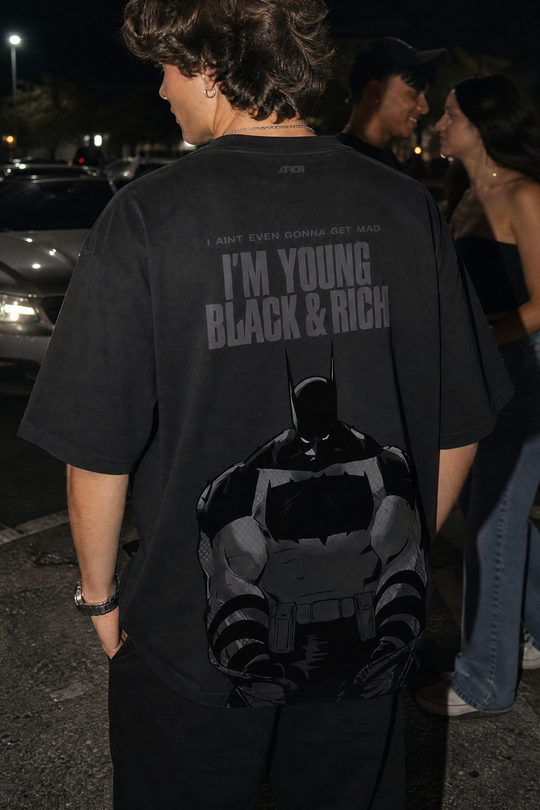 Myugen OG Aura Farmer Oversized T-Shirt Black