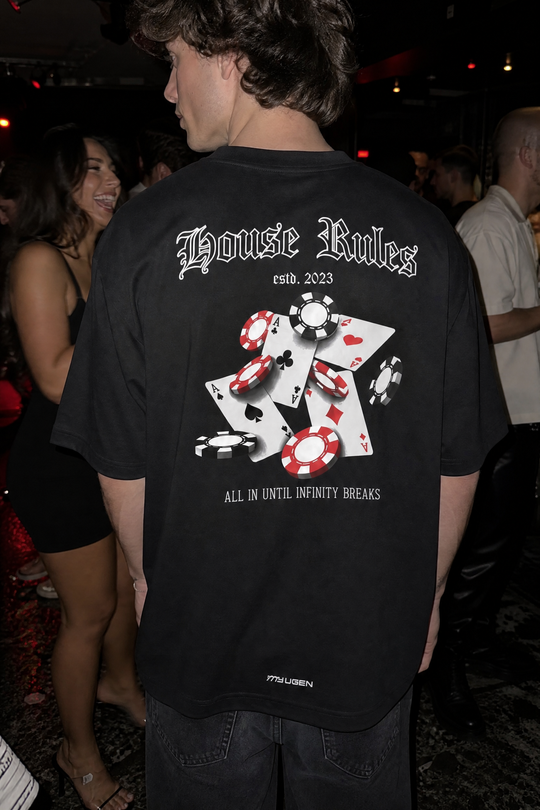 Myugen House Rules Oversized T-Shirt Black
