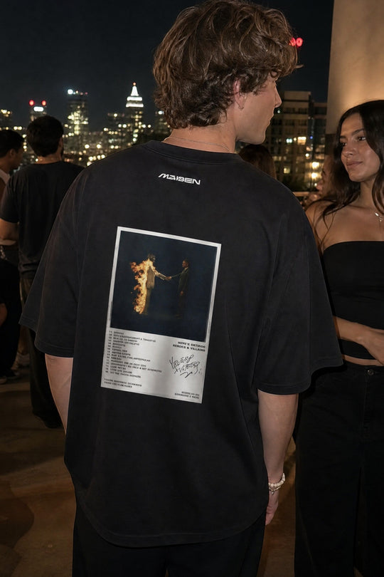 Myugen Heroes & Villians Oversized T-Shirt Black