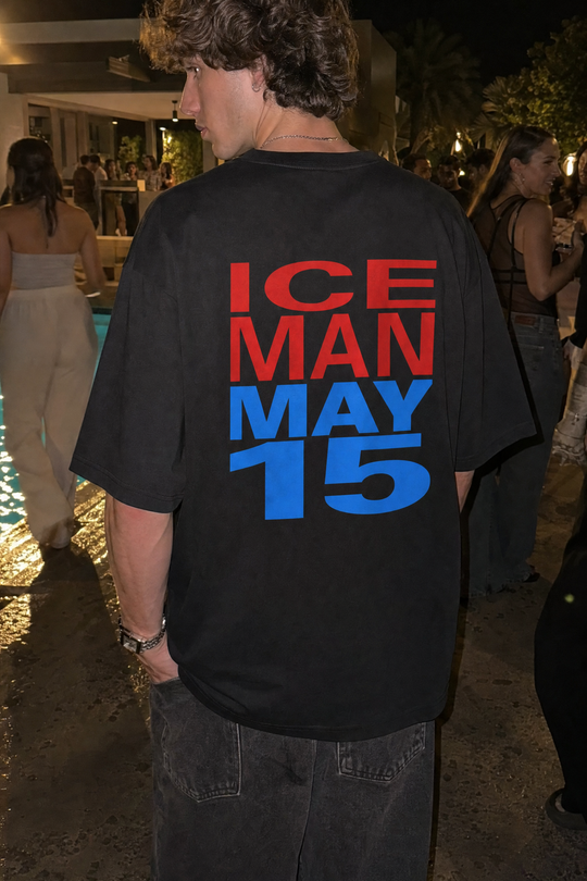 Myugen Iceman May 15 Oversized T-Shirt Black