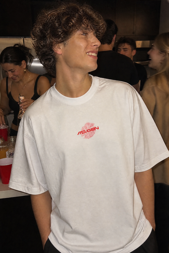 Myugen Desires Justify Oversized T-Shirt White