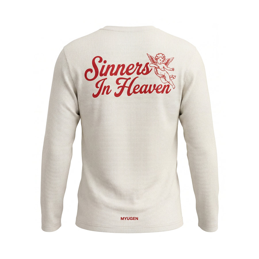 Myugen Sinners In heaven Waffle Long Sleeve Off White