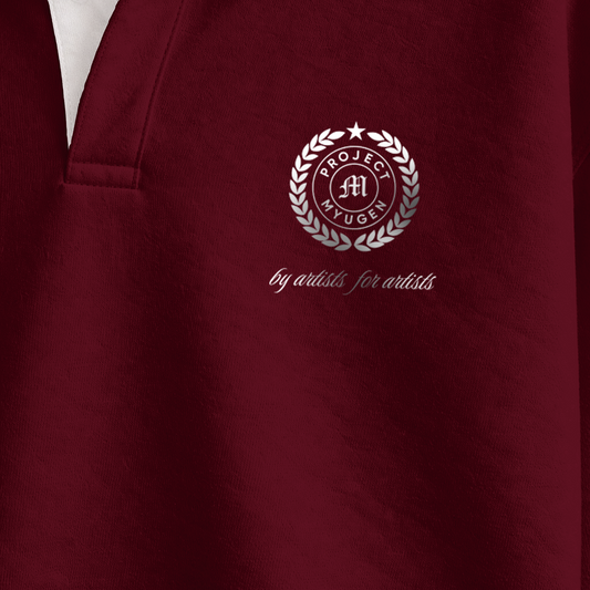 Myugen Club Polo Sweatshirt Wine Timeless Winterwear Exclusive