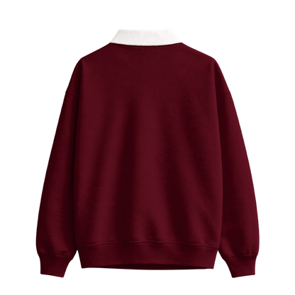 Myugen Club Polo Sweatshirt Wine Timeless Winterwear Exclusive