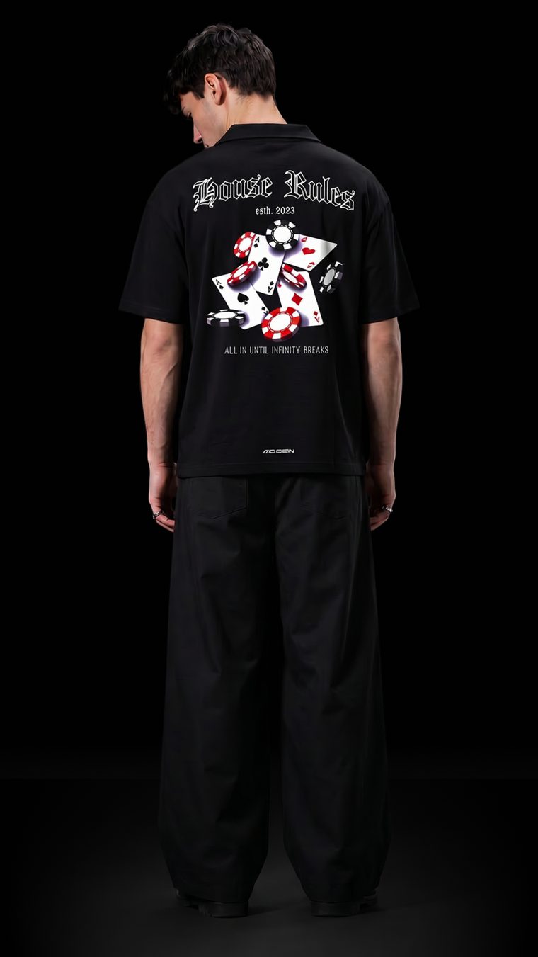Myugen House Rules Oversized T-Shirt Black